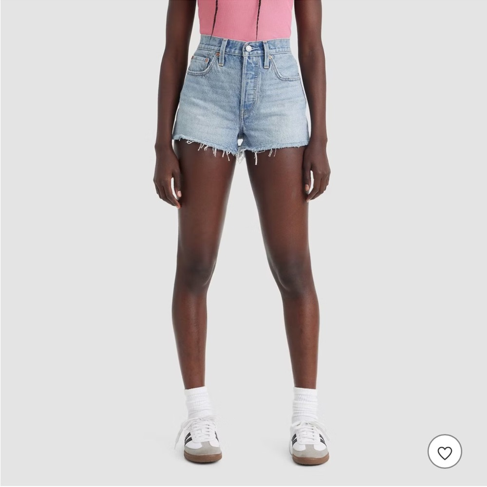 Levi’s 501 light wash shorts